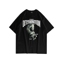 Tarzsokak Unisex Determination Siyah Tshirt Siyah
