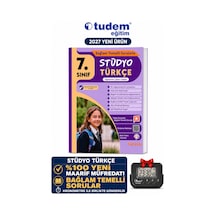 Tudem 7.sınıf 2027 Stüdyo Türkçe Bağlam Temelli Maarif Müfredat Soru Bankası