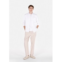Colin's Colins Regular Fit Shirt Neck Düz Erkek Beyaz Uzun Kol Gömlek Cl1073762 Cl1073762 Q1.v1 Wht Beyaz