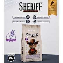 Sherıff Lavantalı Beyaz Bentonit Kedi Kumu 10lt