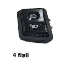 Scooter Düğme Kısa Uzun 4 Fişli