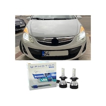 Opel Corsa D Led Xenon Uzun Far Ampulü H1 Access Yeni Seri Beyaz 2006-2014