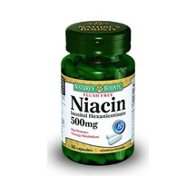 Nature's Bounty Flush Free Niacin 500 MG 50 Kapsül