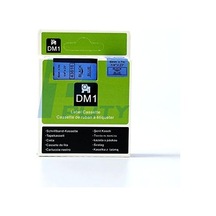 Dymo 43617 Kırmızı Üzerine Siyah 6mm Muadil Etiket
