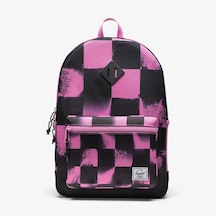 Herschel Heritage Checkered Çocuk Siyah/pembe Sırt Çantası 11576 Siyah