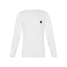 Bp100 Çift Yakalı Gri Çocuk Kazak 001 Bp100 Çift Yakalı Gri Çocuk Kazak 001