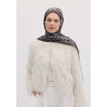 Freshscarfs Helene Desen Şal Füme gri