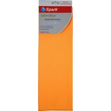 3 Adet Spark Kristal Mikrofiber Cam Silme Bezi Ve Genel Temizlik & Kurulama Bezi 40x40 Cm Turuncu