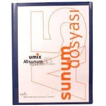 UMIX SUNUM DOSYASI CEPLI A5 40 LI LACIVERT(U1194P)