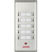 Audio 004851 E10 Yan Sıra Çift Butonlu Zil Paneli (Basic) Kısa Pa