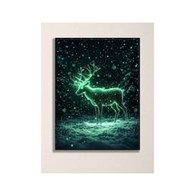 Geyik Ve Kar Baskılı Metal Tablo Wall Art Çok Renkli - 909182814 Çok Renkli - 909182814 Çok Renkli