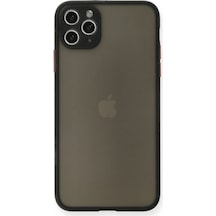 Apple, Uyumlu iPhone 11 Pro Max Kılıf Montreal Silikon Kapak - Siyah