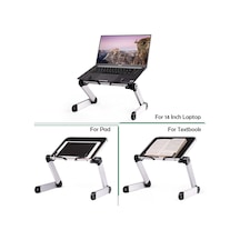 Metal Ayarlanabilir Kitap Okuma Standı Rahle Çok Amaçlı Laptop Tablet Standı