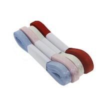 Mutluadim 1Cm X 10Metre Kare Desenli Kurdela Ekoseli Saten