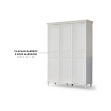 Dolap Urlu DREAM 3kapı Model şık ürün Kalite malzeme İtinalı pake