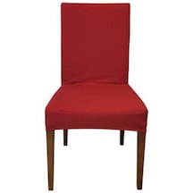 Kırmızı Likralı Sandalye Kılıfı