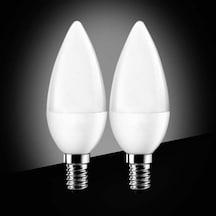 7W Mum Led Ampul E14 Duy 10'Lu Günışığı Avize Ampulü