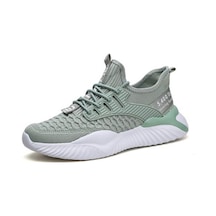 Teltree Erkek Zm-68 Yeşil Spor Ayakkabı 43 Numara - Nefes Alıcı Uçucu Dokuma, Kayışlı, Günlük Kullanıma Uygun, Dayanıklı, Trendy Diğer