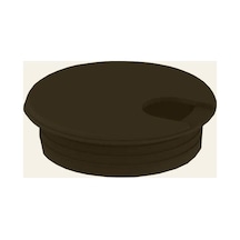 8'li Paket 63 Mm Çapında Kablo Kapağı - Kahverengi