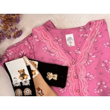 Büyük Beden Battal Pijama Takımı Desenli Uzun Kol Kışlık Kumaş Pembe Büyük Beden Battal Pijama Takımı Desenli Uzun Kol Kışlık Kumaş Pembe