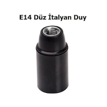 E14 Duy İtalyan Duy Düz 50 Adet