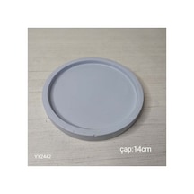 Yy2442 Yuvarlak Sunumluk 14cm Silikon Kalıp