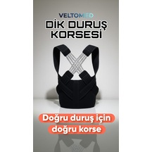 Ortopedik Dik Duruş Korsesi Kamburluk Sırt Omuz Korse Dik Durmak Için Dik Durma Aparatı Kambur Kifoz