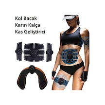 Fitness Kol Bacak Karın Kalça Kas Geliştirici Spor Aleti Smart Fitness 8'li Set Karışık
