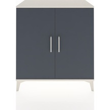 Hyperion Şifonyer 2 Kapaklı 88x44x96 Aytaşı-antrasit Aytaşı