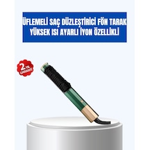 Saç Düzleştiricisi Ayarlanabilir Isı Kontrollü Saç Şekillendirme Seti Tüm Saç Tipleri İçin Uygun