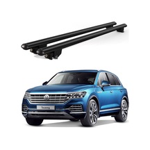 Kanca Volkswagen Touareg 2018 Ve Sonrası Uyumlu Siyah Kilitli Ara Atkı 130cm Port Bagaj Tavan Barı