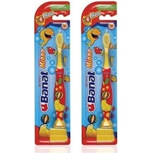 Minno Kum Saatli Çocuk Diş Fırçası Soft 2 Paketi Açık Ahşap