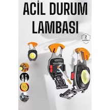 Yeni Nesil Kamp Feneri Çok Fonksiyonlu Fener Anahtarlık Usb Çakmaklı Cam Kırıcı Kemer Kesici Açacak Antrasit 78869986