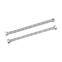 2 Adet 50 Cm 3-8-3-8 Spiral Klozet Bağlantı Flex Hortumu