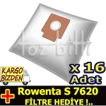 Rowenta S 7620 Süpürge Toz Torbası 16 Adet