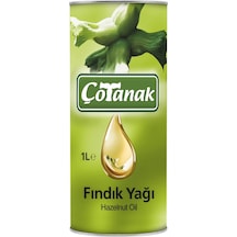 Çotanak Fındık Yağı Teneke 1 L