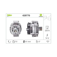 Valeo 439770 Sarj Dinamosu A0009067400