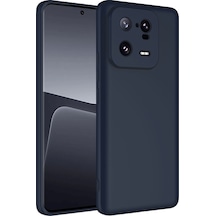 Noktaks - Mi 13 Pro Uyumlu - Kılıf İçi Kadife Koruyucu Mara Lansman Kapak - T28273 - Lacivert Lacivert
