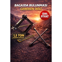 Araç Bagaj Krikosu Bijon Anahtarı Lastik Değiştirme İçin Güçlü Oto Set