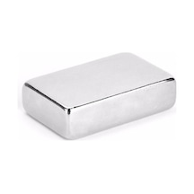 1 Adet 30x20x10 Mm Köşeli Neodyum Mıknatıs Süper Güçlü Magnet, N35 Kalite