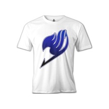 Fairy Tail - Logo Beyaz Erkek Tshirt