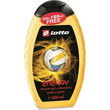 Lotto Energy Erkek Duş Jeli ve Şampuan 400 ML