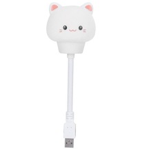 Bood Usbli Kl-11 Kedi Gece Lambası Beyaz