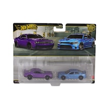 Hbl96 Hot Wheels 2'li Premium Araba Seti Adet Fiyatidir. Çok Renkli
