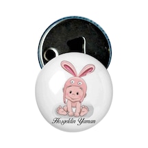 Famous Bebek Şekeri Magnet Bebek Mevlüt Hediyelik Isimli Kapak Açacak  (434856115)