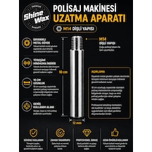 Shine Wax Polisaj Makinesi Uzatma Aparatı 10 Cm