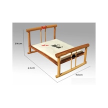 Minderli Karyola Walnut Basic Kedi Yatağı 61 x 34 x 40 CM