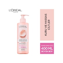 L'Oreal Paris Değerli Çiçekler Kuru ve Hassas Ciltler için Temizleme Sütü 400 ML