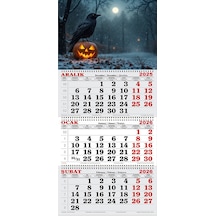 2026 Yılı Gemici Takvimi- Halloween