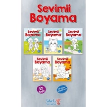Sevimli Boyama 5 Çeşit 25 Li Paket